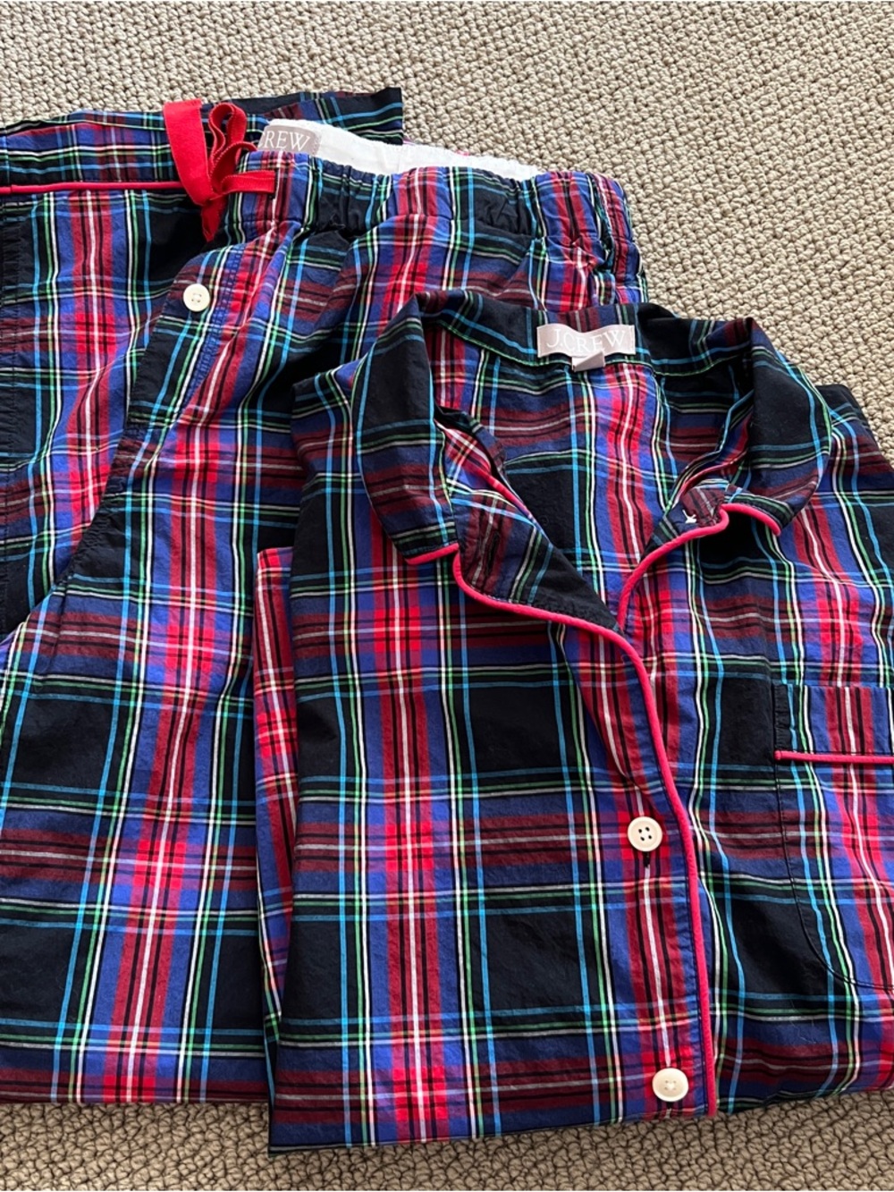 J.Crew Women’s Pajamas In Stewart Tartano-medium